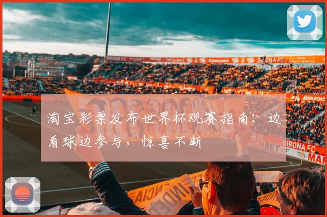 淘宝彩票发布世界杯观赛指南：边看球边参与，惊喜不断